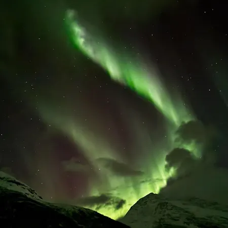 View Northern Lights, Mountains, Location * Tromsø